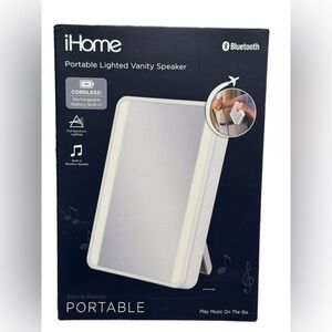 iHome Bluetooth Vanity Speaker - White